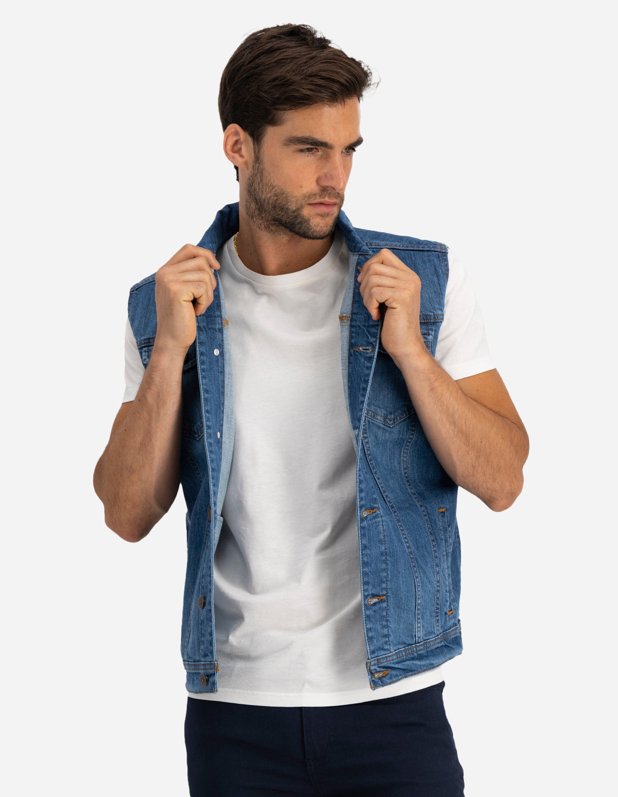 Chaleco de Mezclilla Slim Akita – Holstone - Main Image