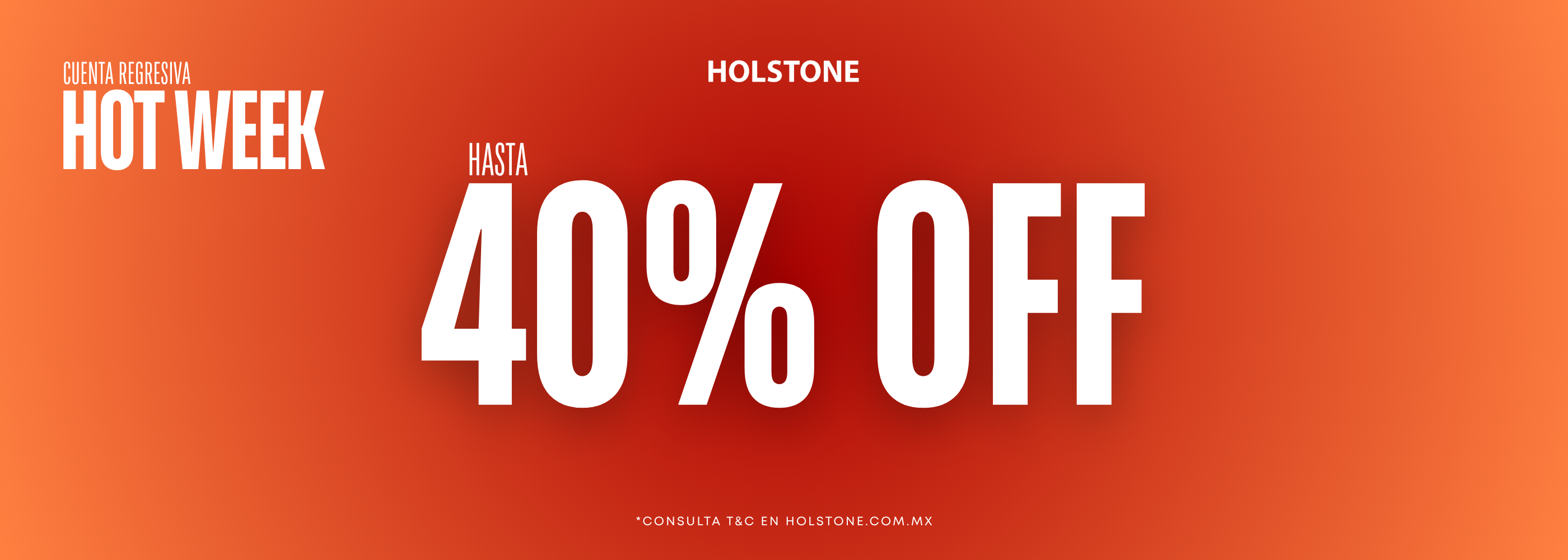 Hasta 40% Off