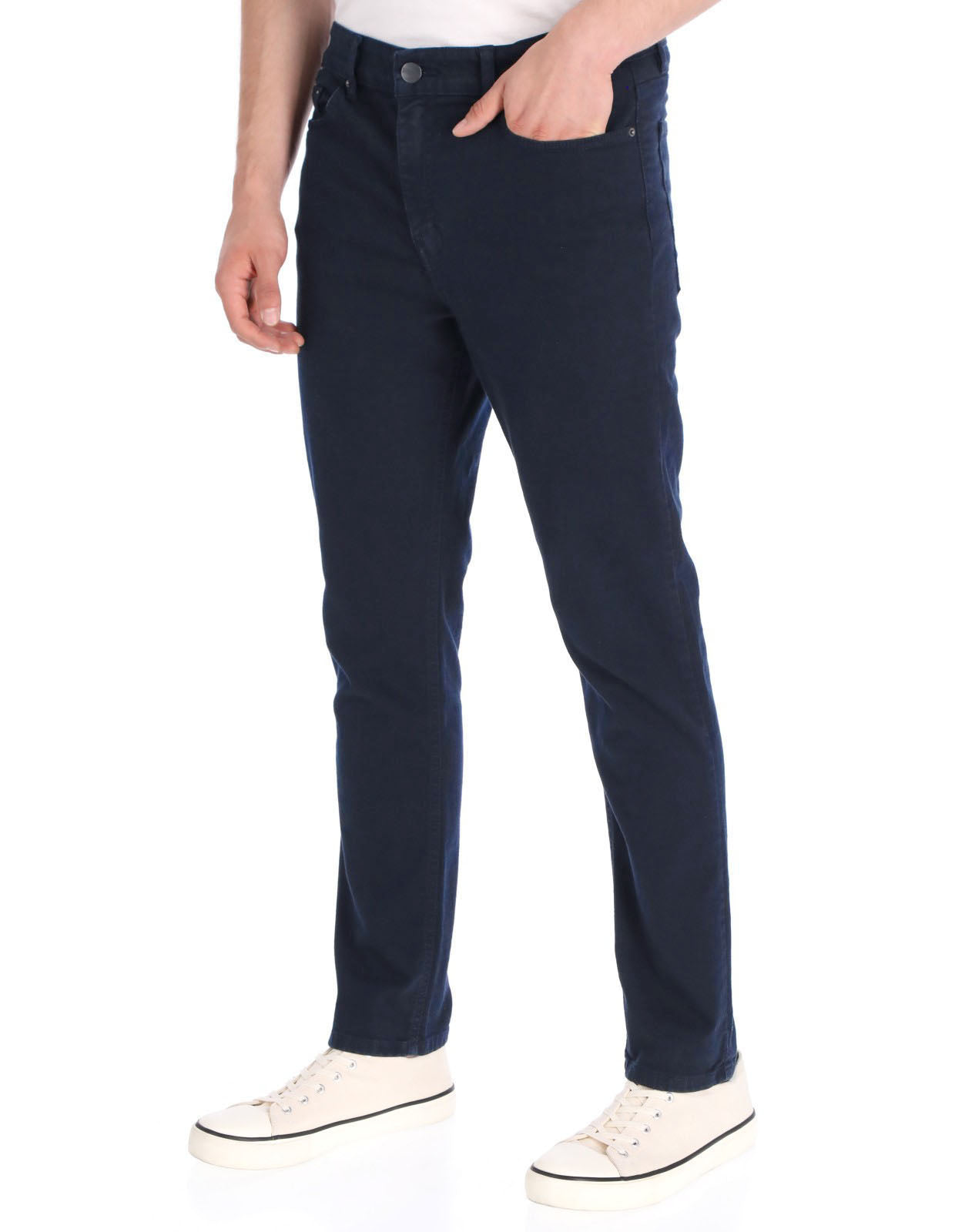 Jeans de Mezclilla Slim - Marino Mercer Color Jeans