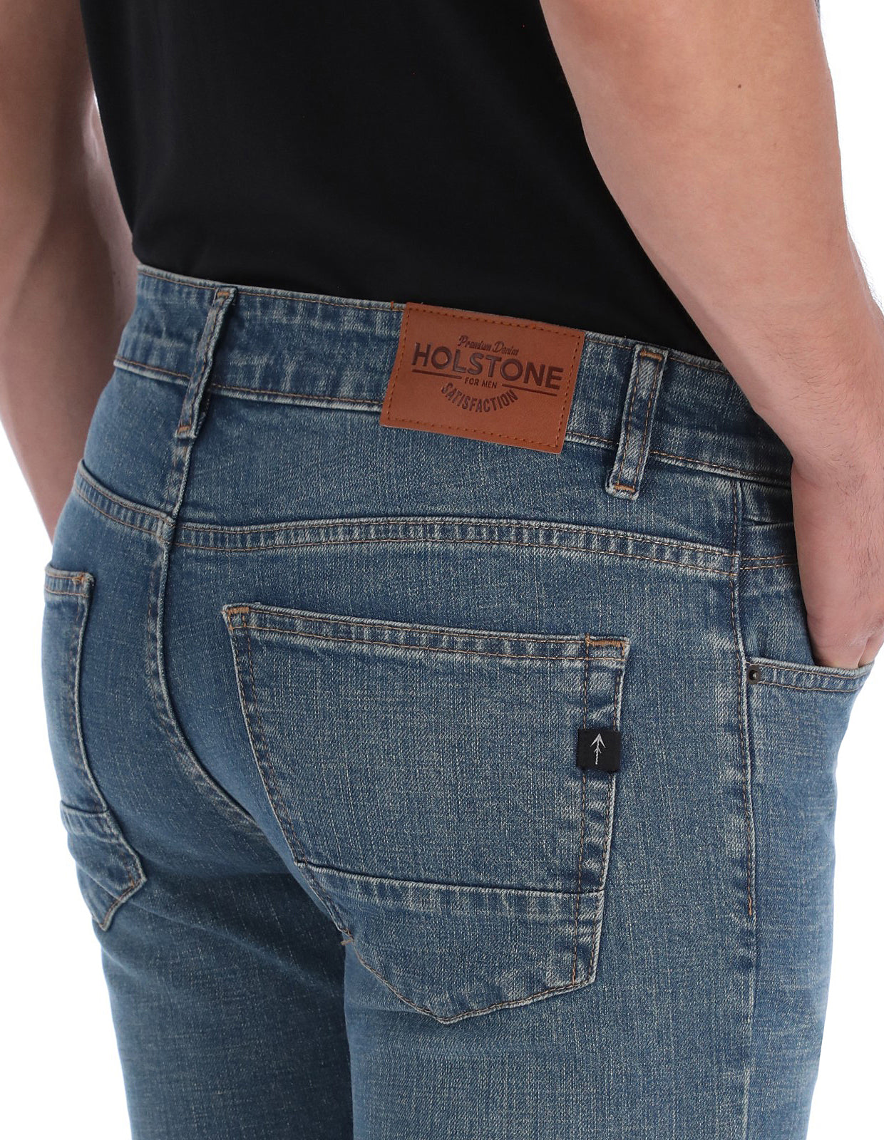 Jeans de Mezclilla Premium Slim Fit - Pekín
