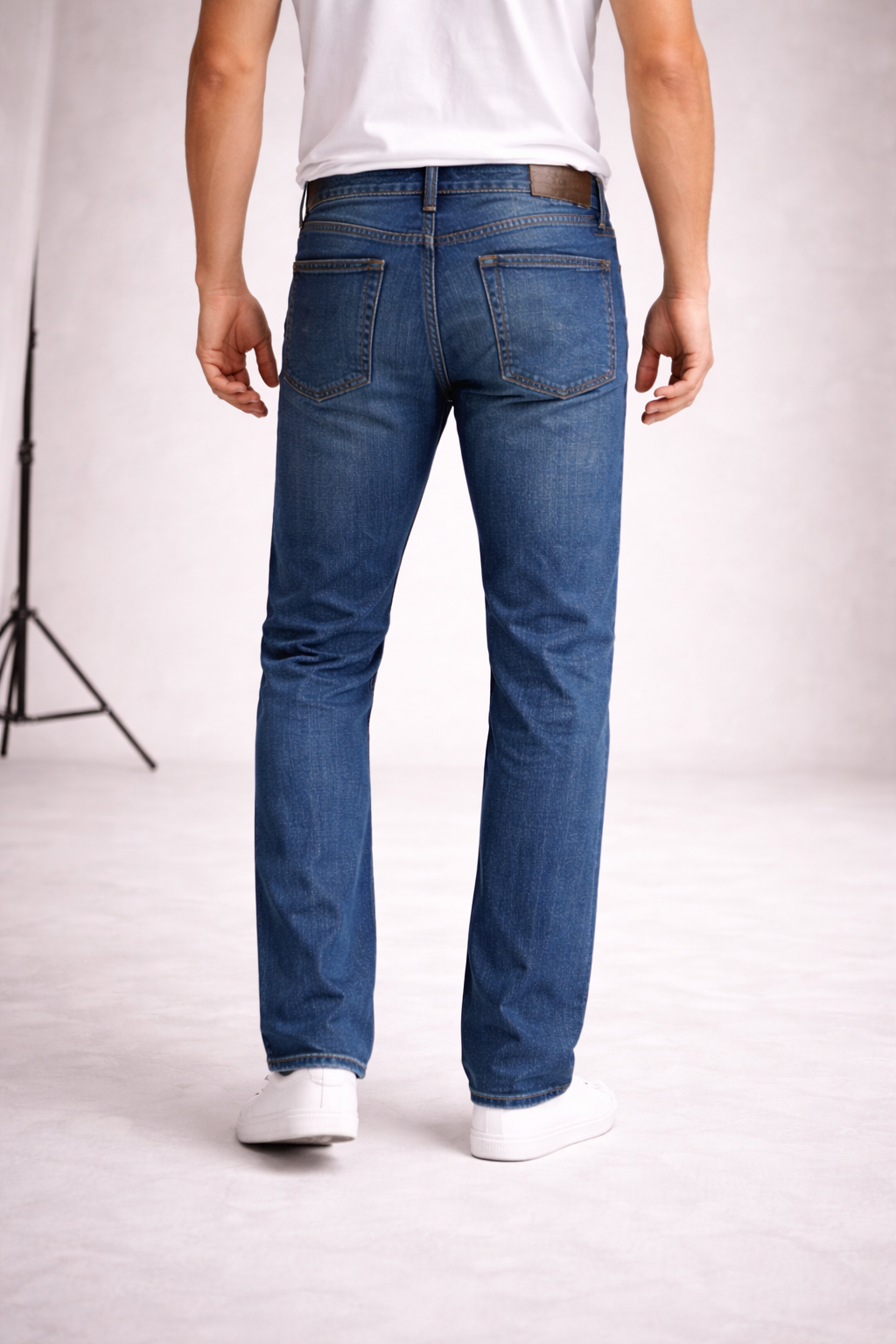 Jeans de Mezclilla Corte Recto - Charles