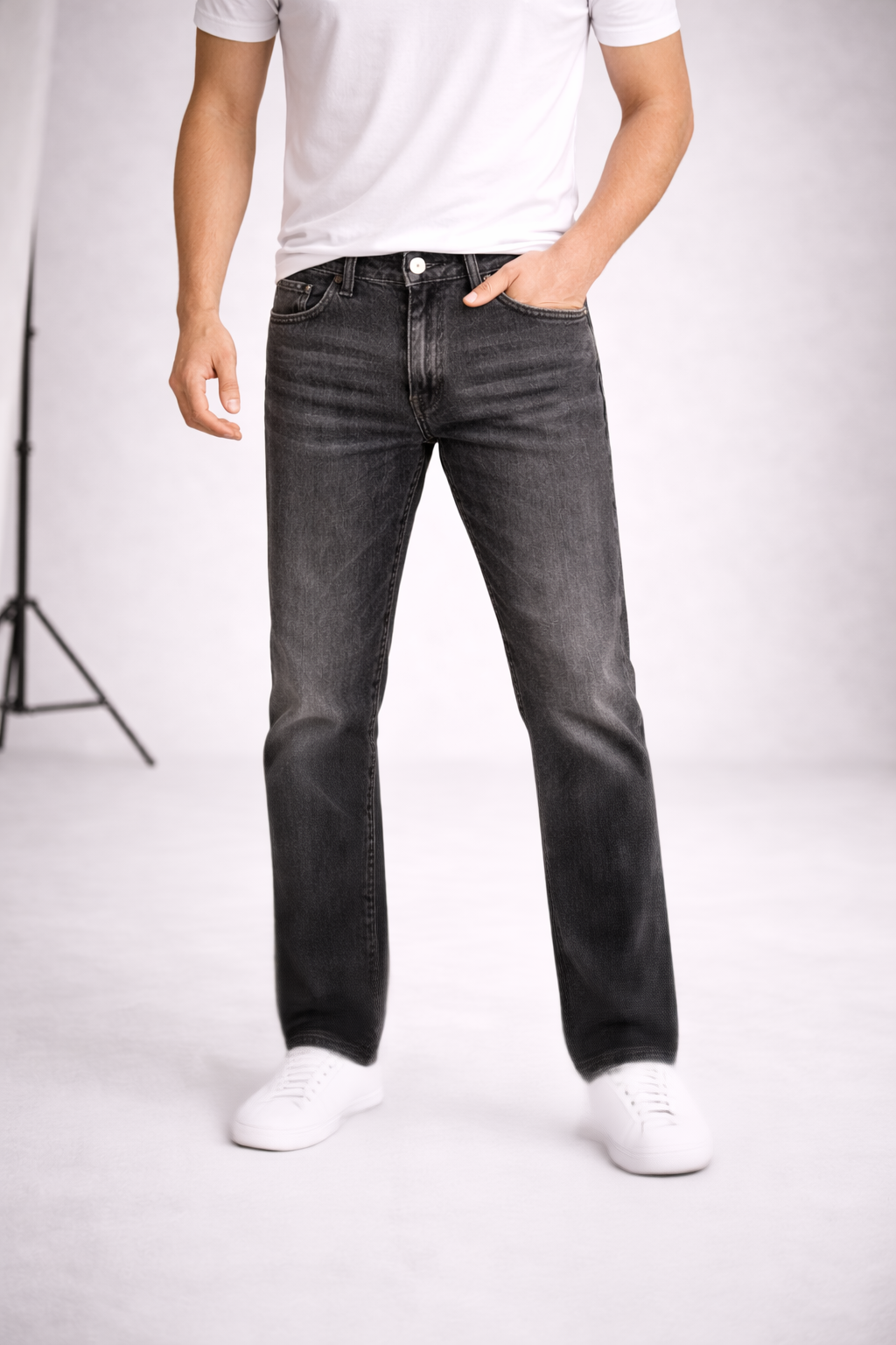 Jeans de Mezclilla Corte Recto - George