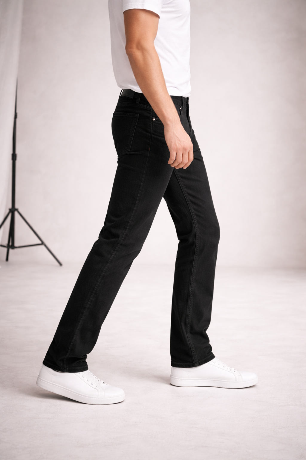 Jeans de Mezclilla Corte Recto - Lewis