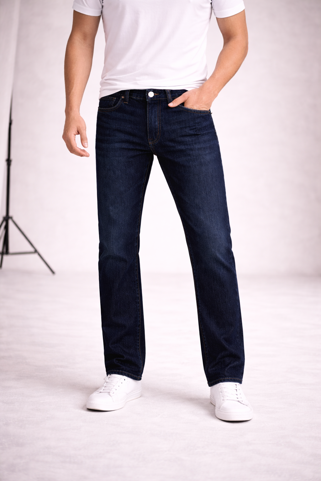Jeans de Mezclilla Corte Recto - Max
