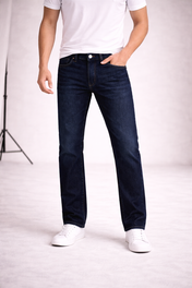 Jeans de Mezclilla Corte Recto - Max