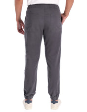 Jogger Fashion de Gabardina Regular Fit - Gris Oxford