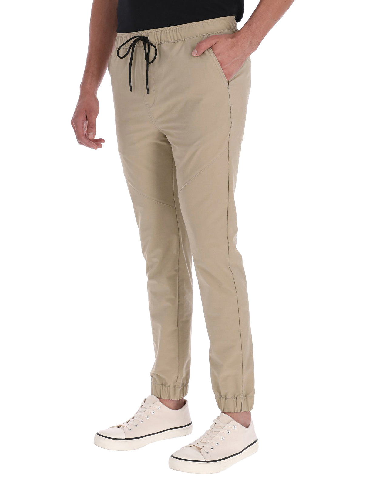 Jogger Deportivo Elástico Slim - Arena