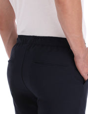 Jogger Deportivo Elástico Slim - Azul Marino