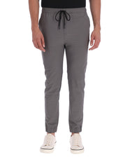 Joggers Deportivo Elástico Slim Fit - Gris Oxford