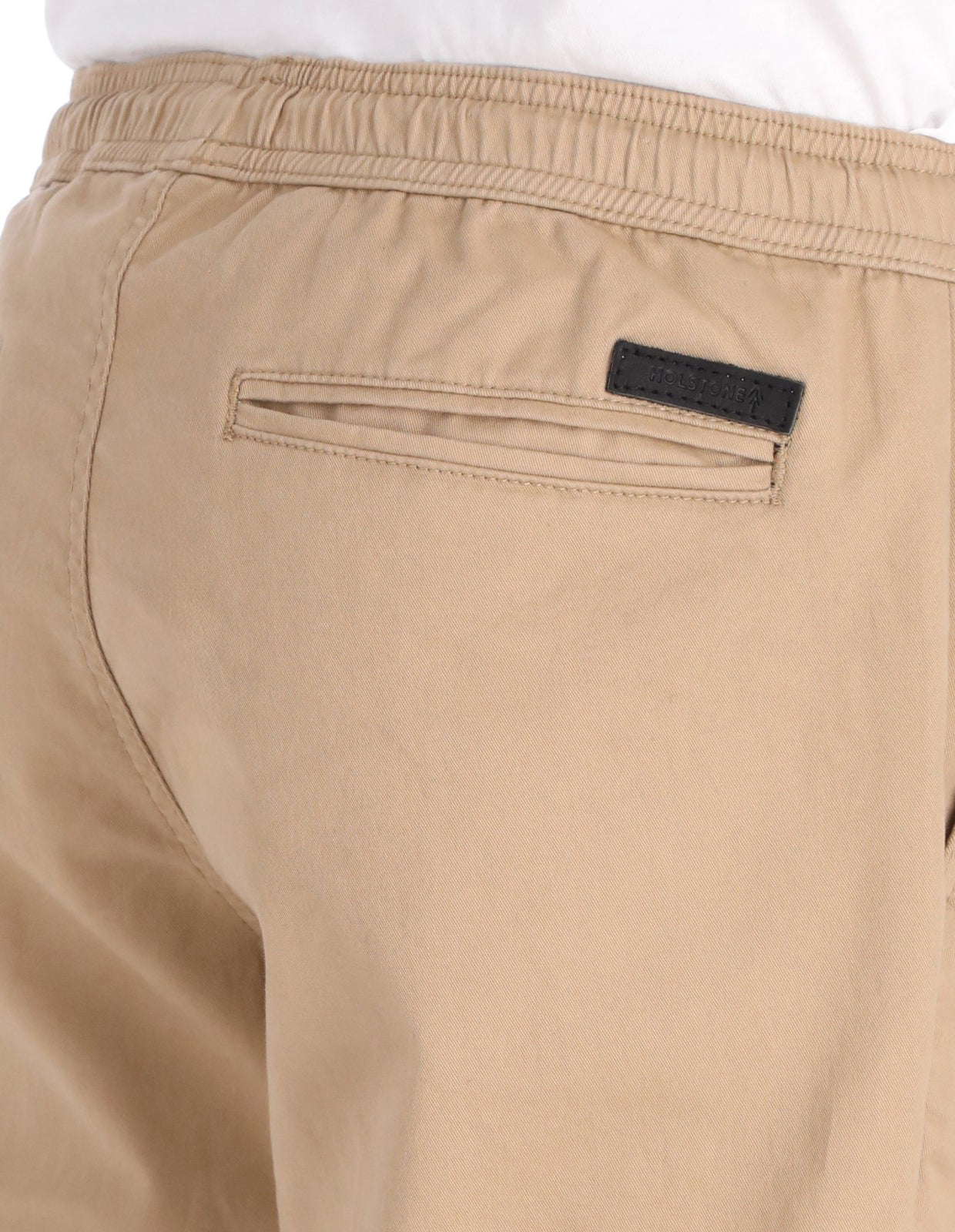 Jogger Diagonales de Gabardina Regular Fit - Caqui