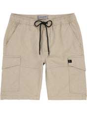 Bermuda Cargo de Gabardina - Arena