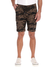 Bermuda Cargo de Gabardina - Camuflaje