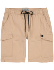 Bermuda Cargo de Gabardina Premium - Caqui