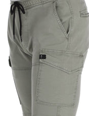 Bermuda Cargo de Gabardina Premium - Gris Perla