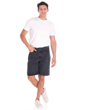 Bermuda de Mezclilla - Denim Negro Medio