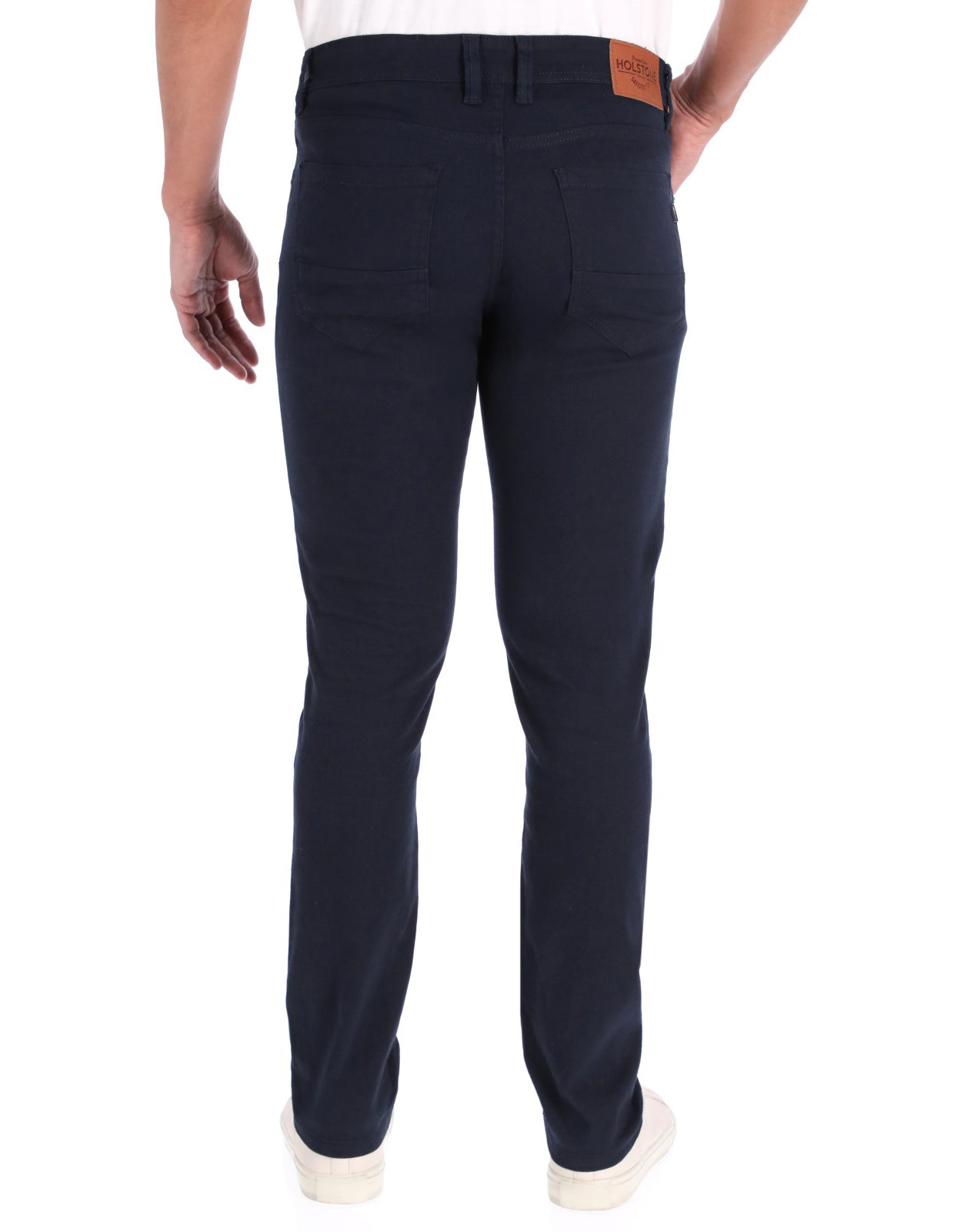 Pantalón de Gabardina New Cut Slim - Azul Marino