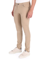 Pantalón de Gabardina New Cut Slim - Caqui