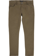 Pantalón de Gabardina New Cut Slim - Verde Olivo