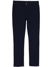 Pantalón Chino de Gabardina Recto - Azul Marino