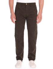 Pantalón Chino de Gabardina Slim - Dark Coffee