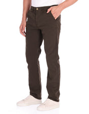 Pantalón Chino de Gabardina Slim - Dark Coffee