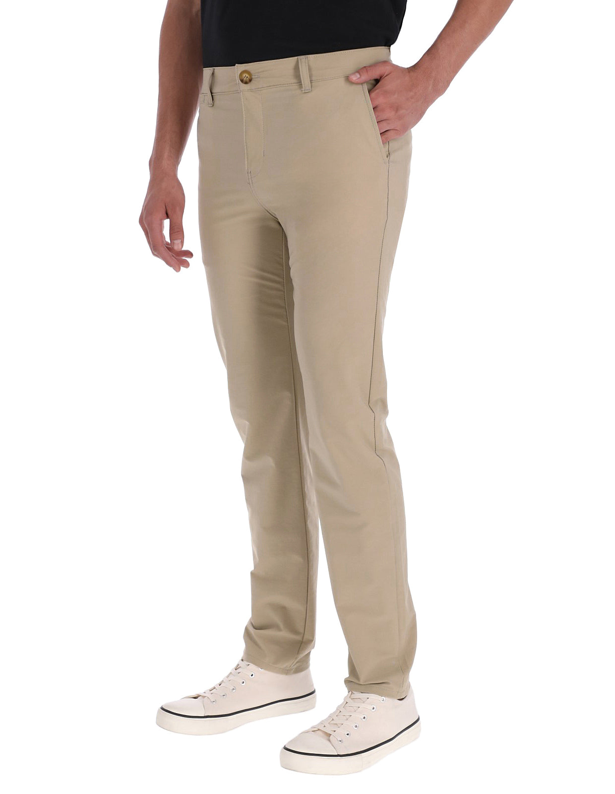 Pantalón Para Golf Elástico Corte Slim - Arena