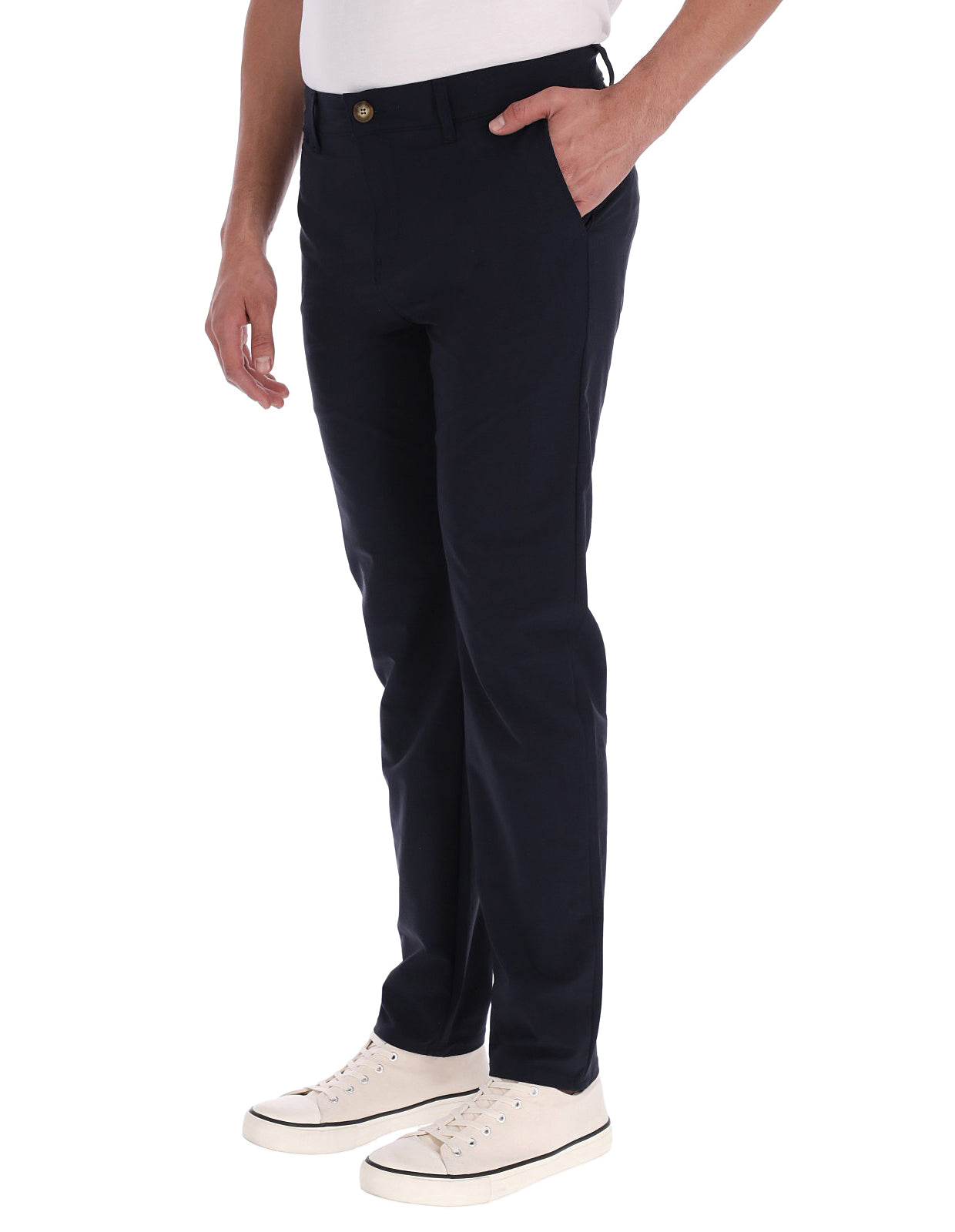 Pantalón Para Golf Elástico Slim - Azul Marino
