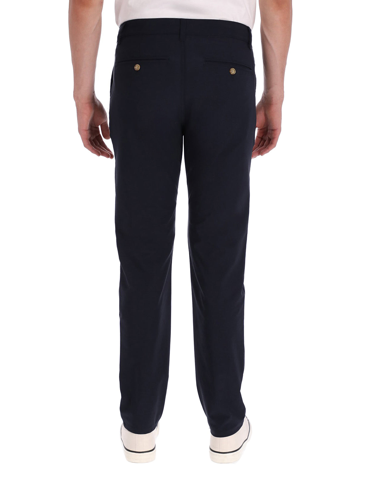 Pantalón Para Golf Elástico Corte Slim - Azul Marino