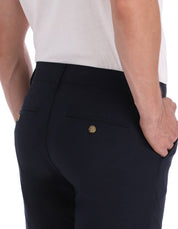 Pantalón Para Golf Elástico Slim - Azul Marino
