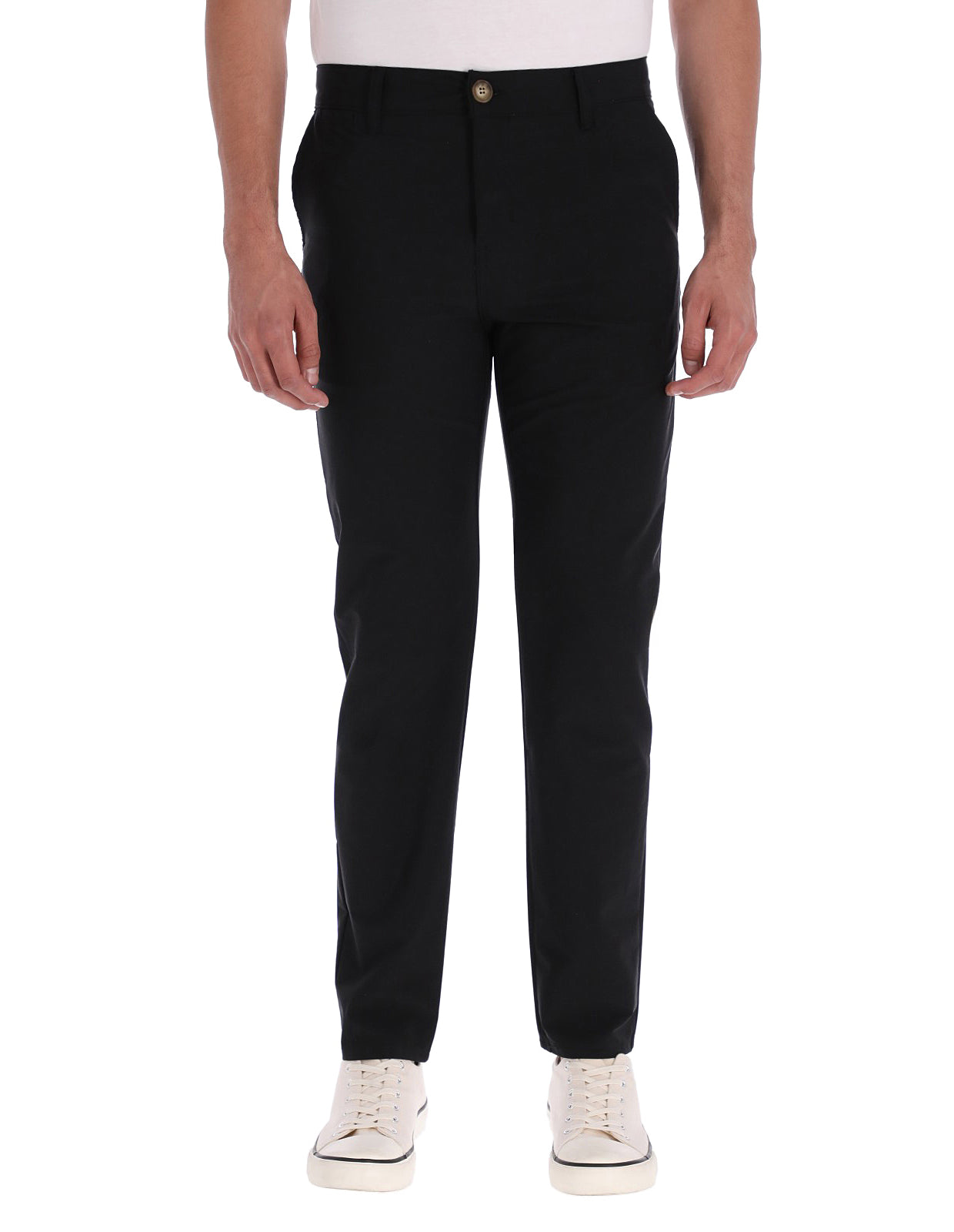 Pantalón Para Golf Elástico Slim - Negro
