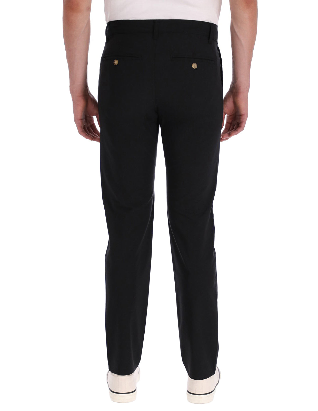 Pantalón Para Golf Elástico Slim - Negro