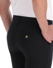 Pantalón Para Golf Elástico Slim - Negro
