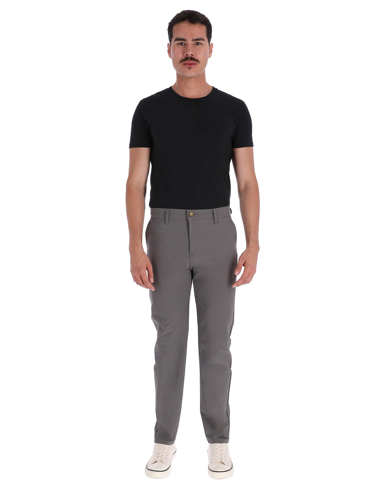 Pantalón Para Golf Elástico Slim - Gris Oxford