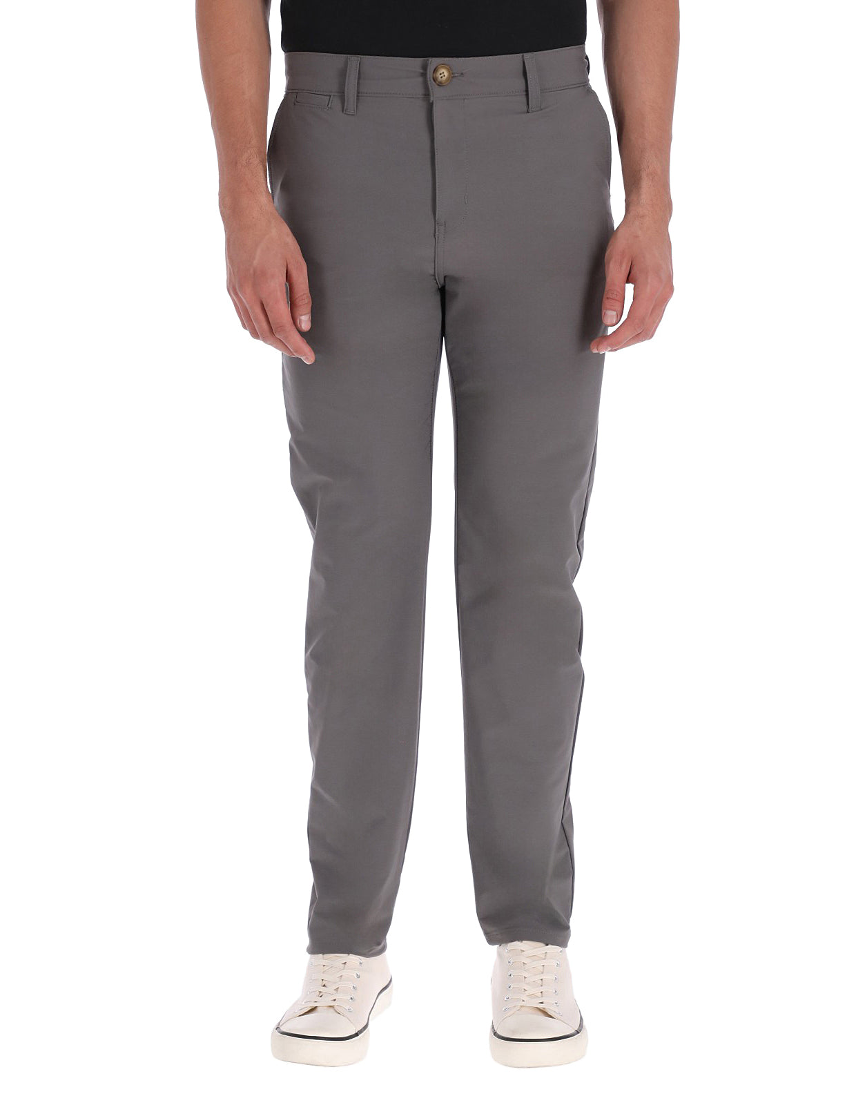 Pantalón Para Golf Elástico Corte Slim - Gris Oxford
