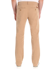 Pantalón Chino de Gabardina Recto - Caqui