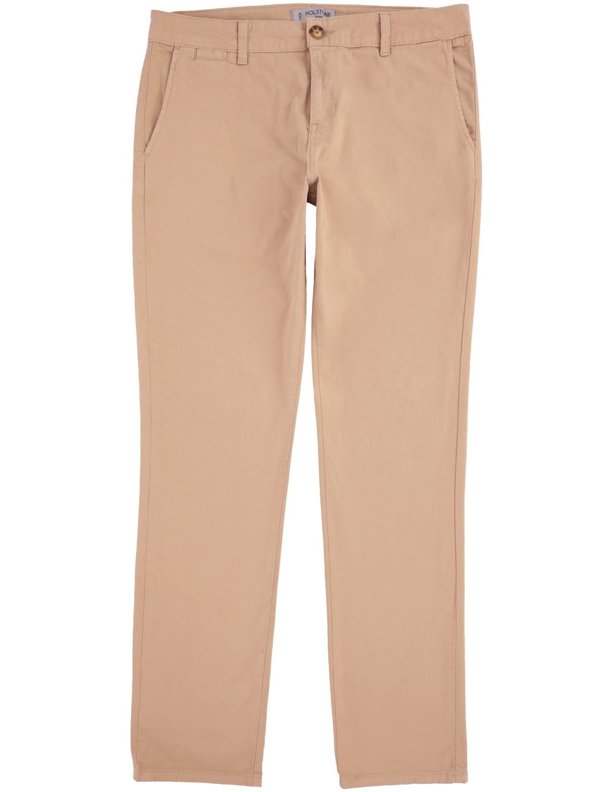 Pantalón Chino de Gabardina Recto - Caqui