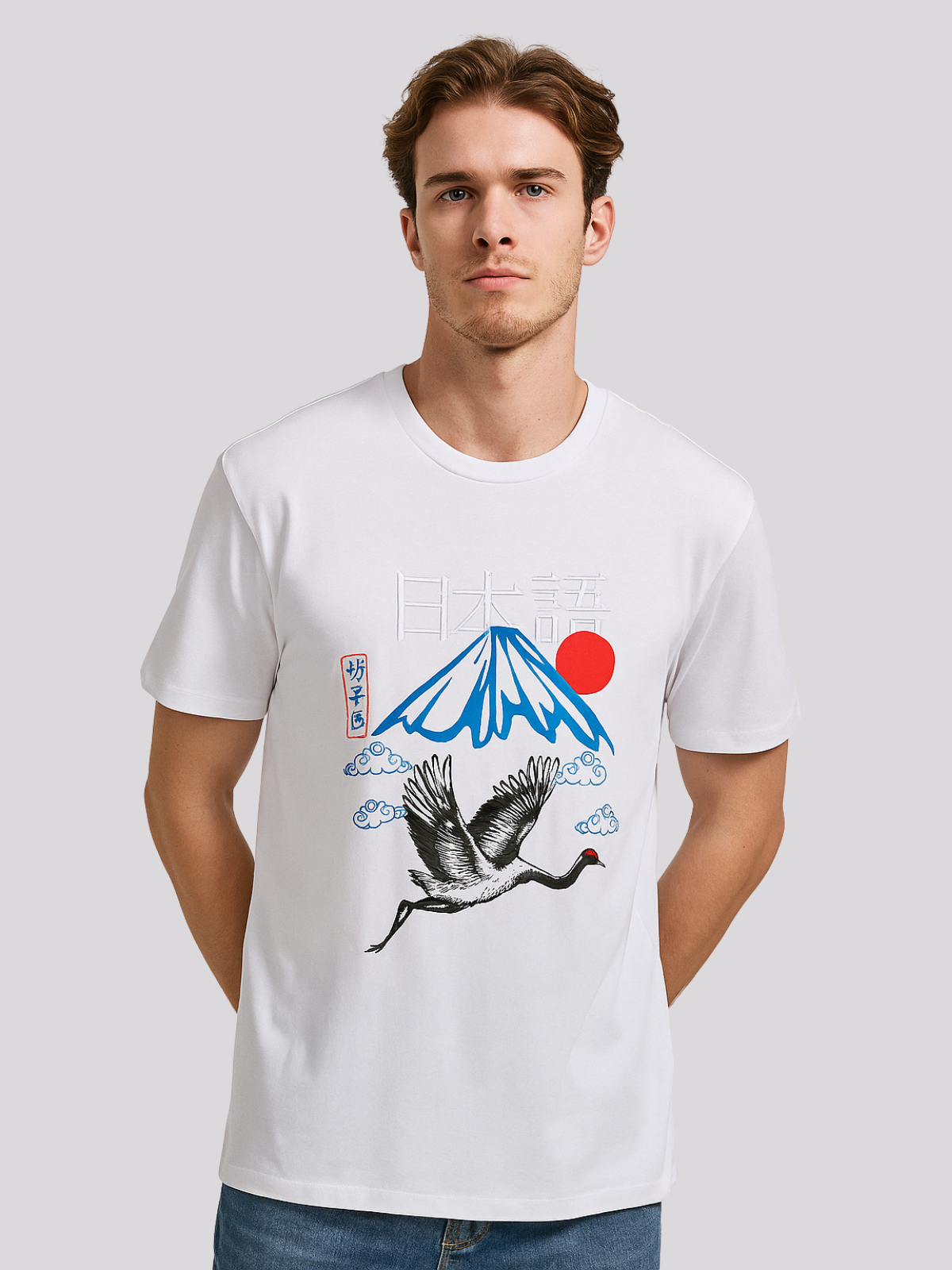 Playera Estampada Holstone Regular Fit - Blanca
