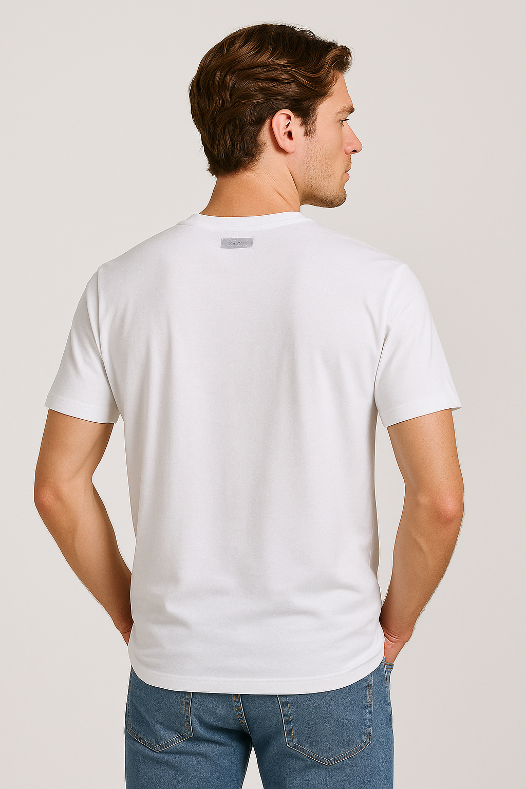 Playera Estampada Holstone Regular Fit - Blanca