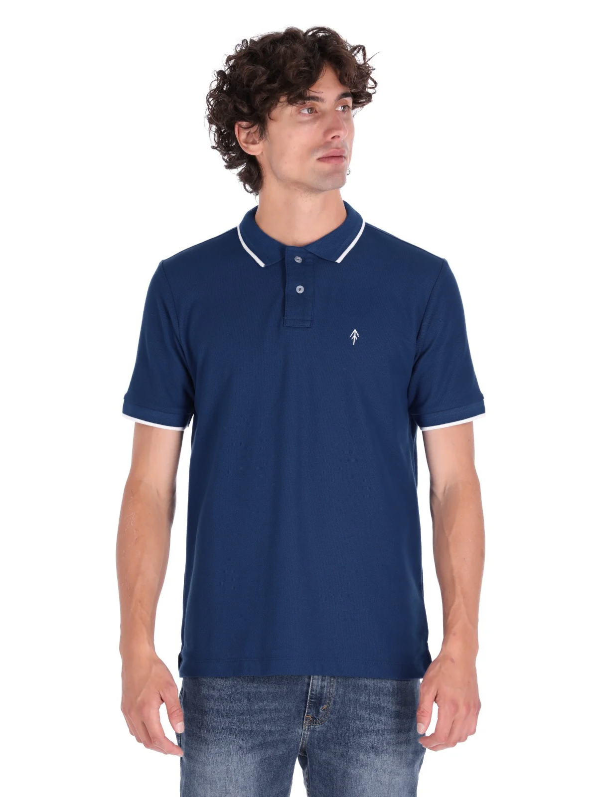Playera Tipo Polo Regular Fit Para Hombre - Gian