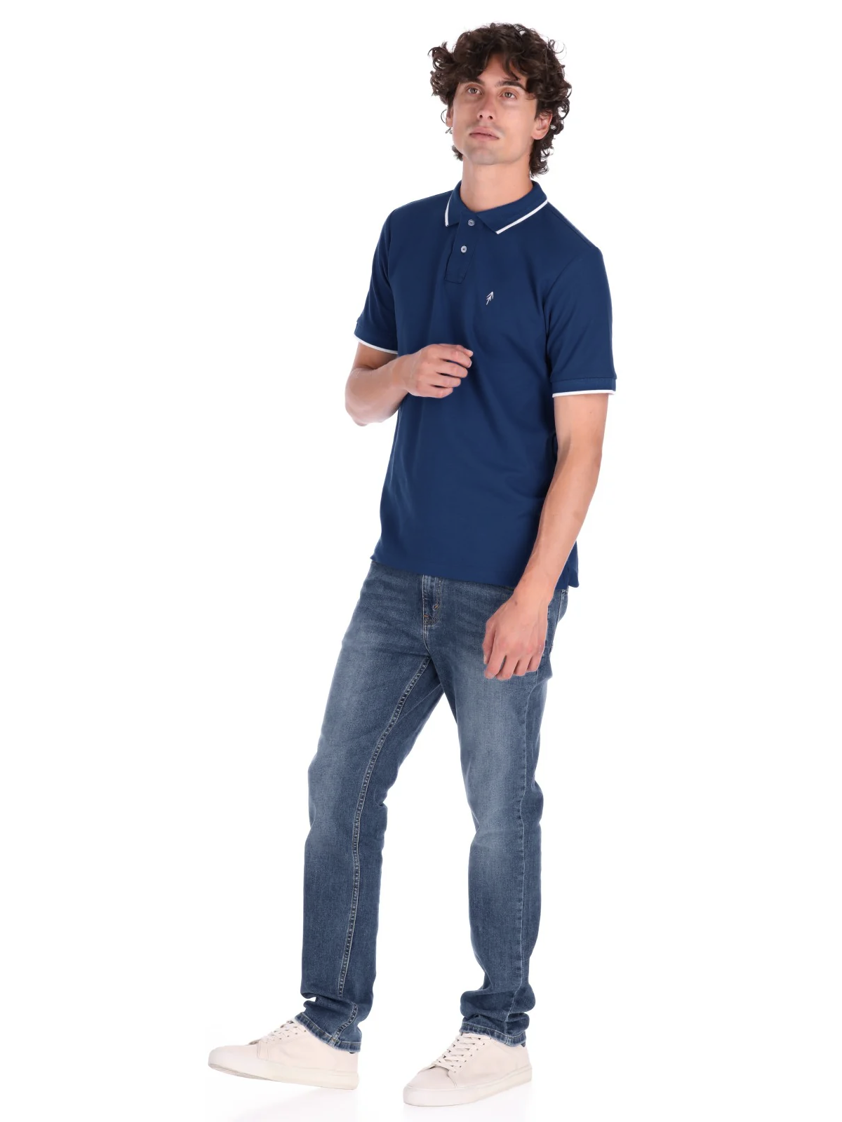 Playera Tipo Polo Regular Fit Para Hombre - Gian