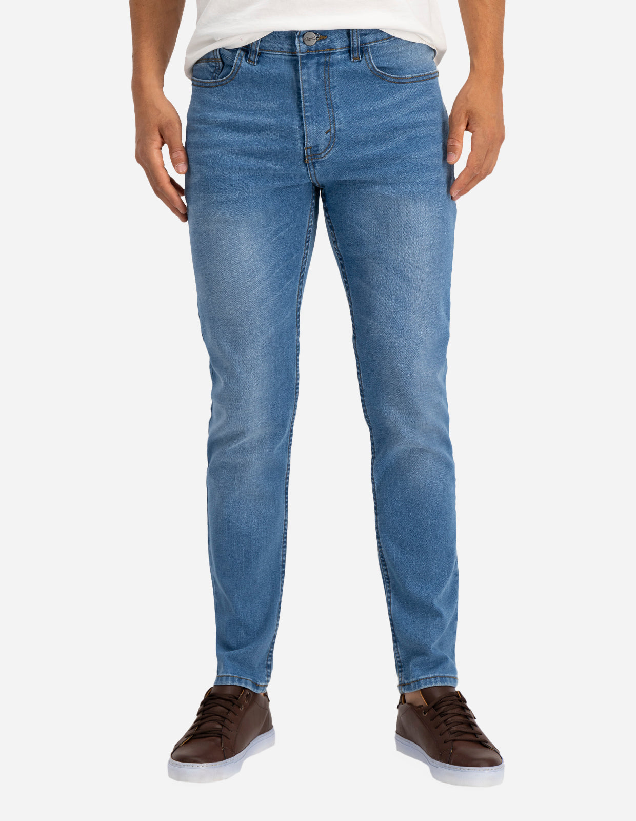 Jeans de Mezclilla Premium Slim Fit - Pekín