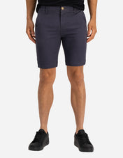 Bermuda Estilo Chino de Gabardina - Gris oxford