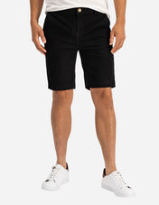Bermuda Estilo Chino de Gabardina - Negro