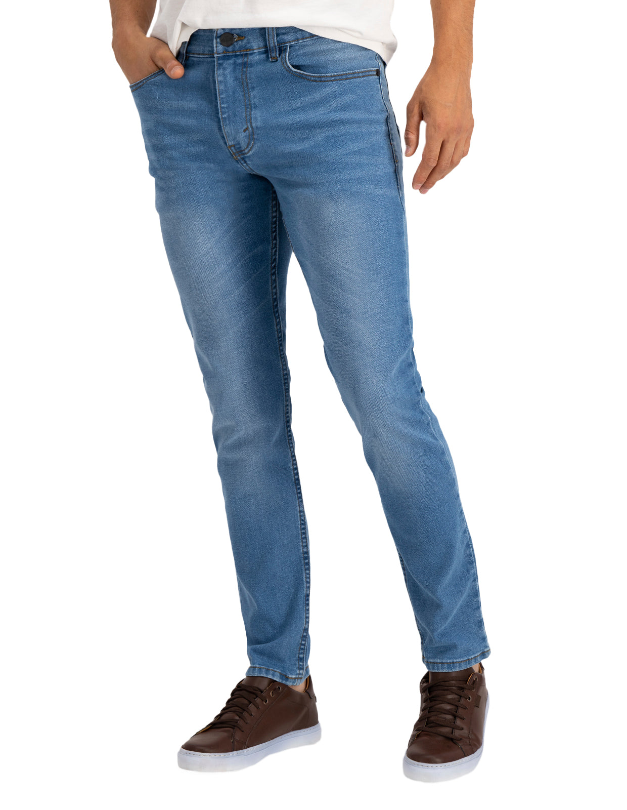 Jeans de Mezclilla Premium Slim Fit - Pekín