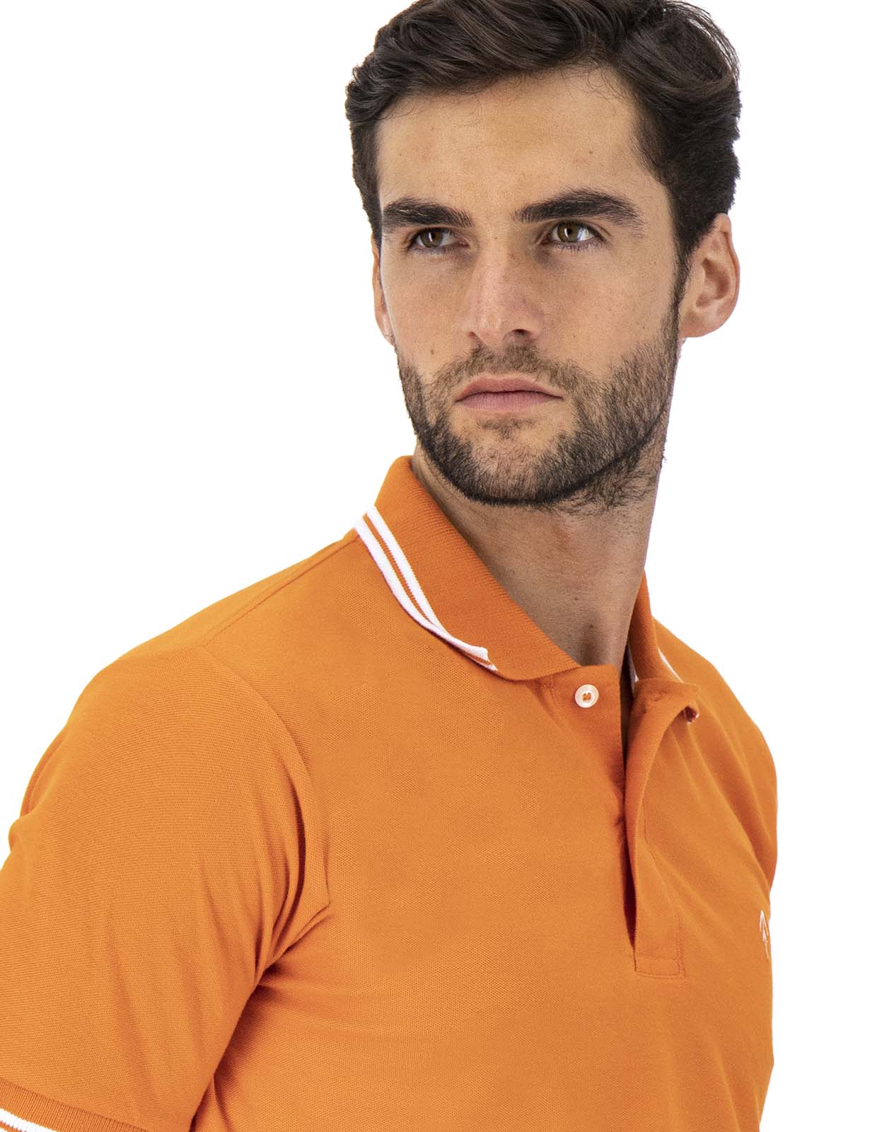 Playera Polo Holstone Slim Fit - Naranja