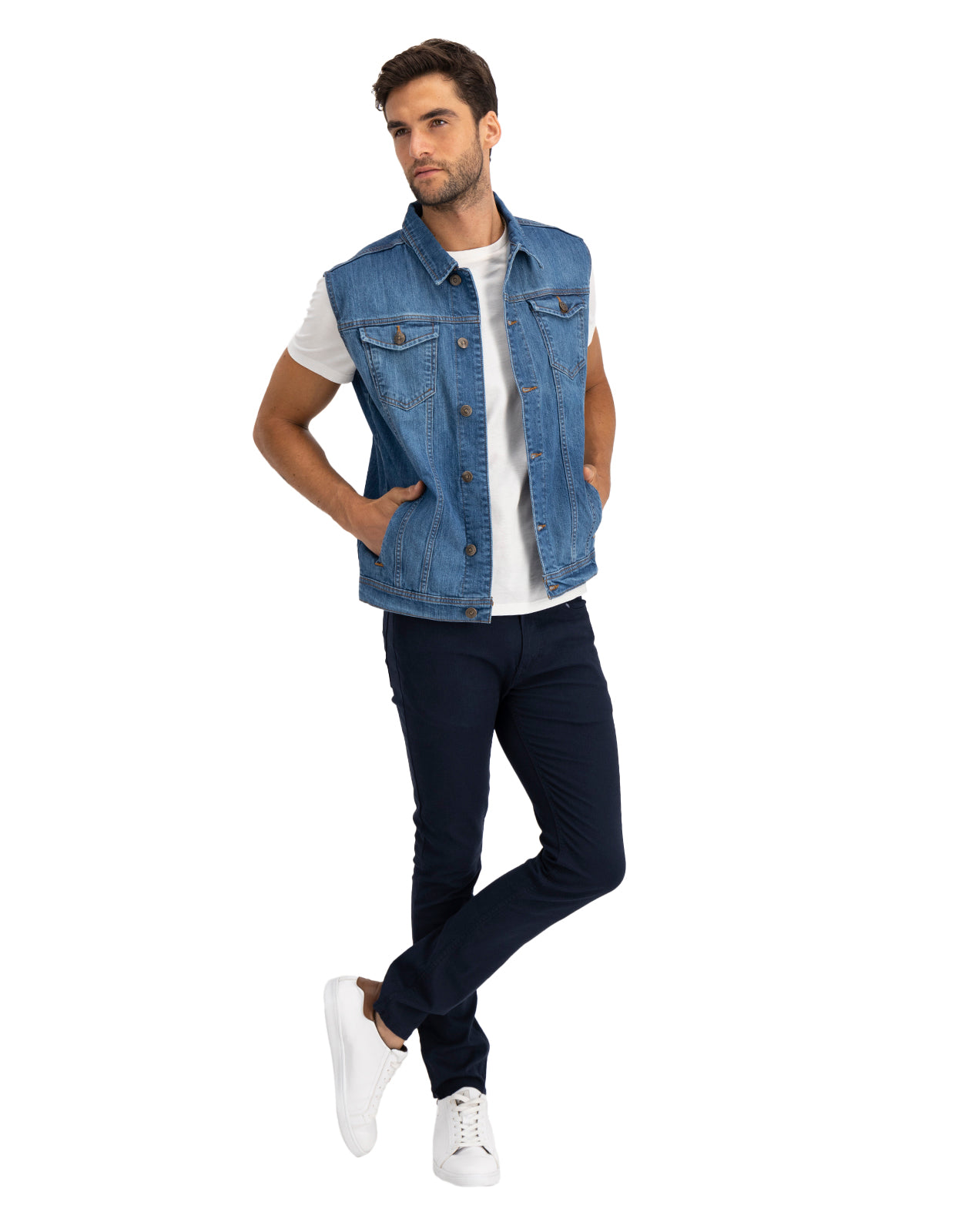 Outfits Con Chaleco De Mezclilla Hombre Cmo Combinar Outfits Con