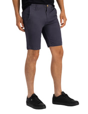 Bermuda Estilo Chino de Gabardina - Gris oxford