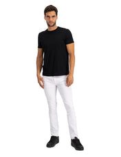 Jeans de Mezclilla Slim - White Mercer Color Jeans