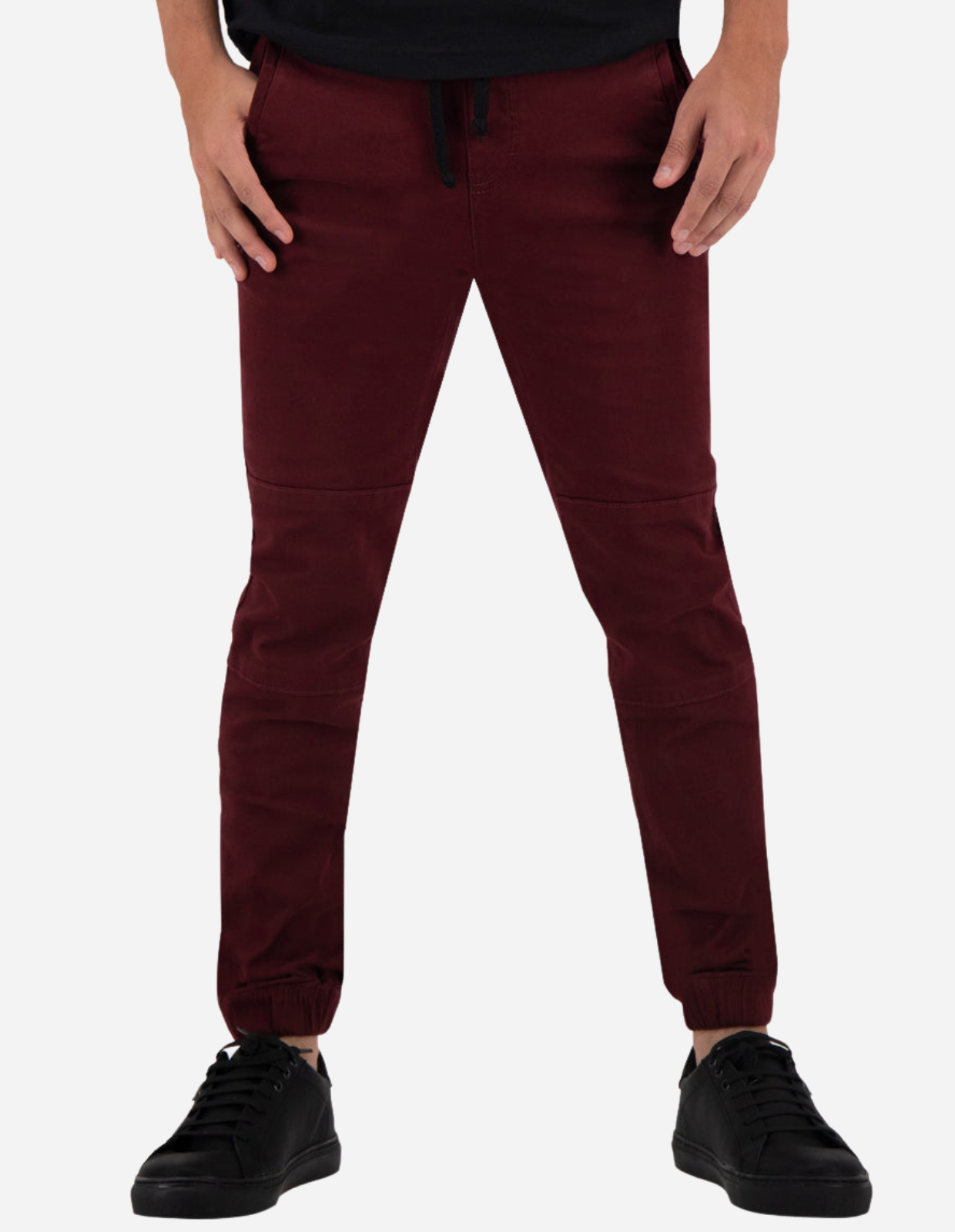 Jogger de Gabardina Premium - Vino