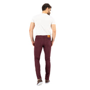 Jeans de Mezclilla Slim - Vino Mercer Color Jeans